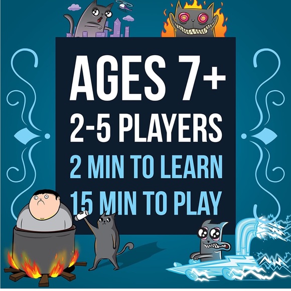 Exploding Kittens - Recipes for Disaster Deluxe Game. New in box. - Picture 3 of 4